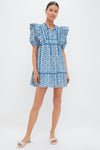 Blue Floral Rosaleigh Mini Dress
