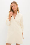 Winter White Corduroy Clifton Dress