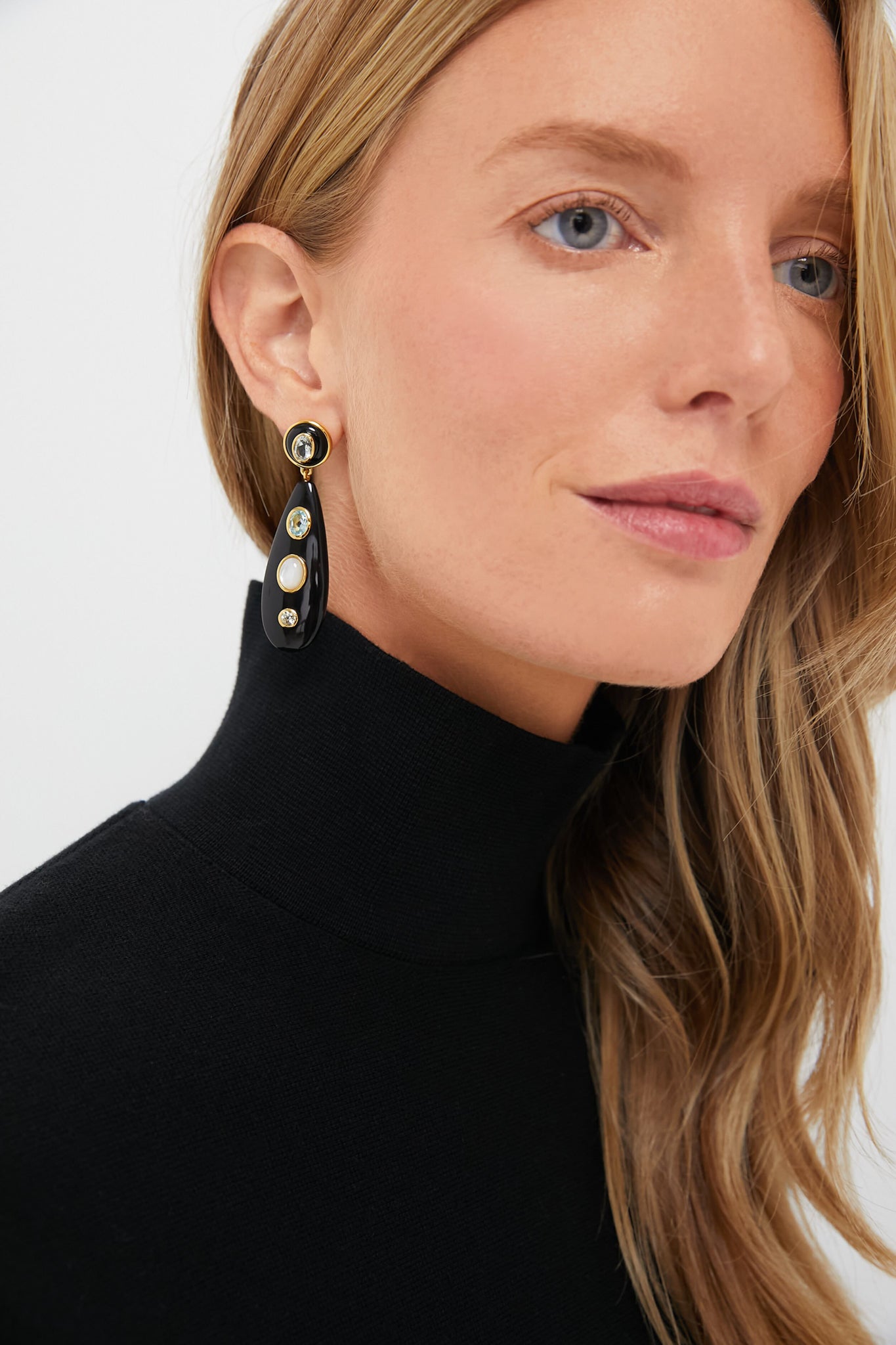 Midnight Sparkle Torre Earrings
