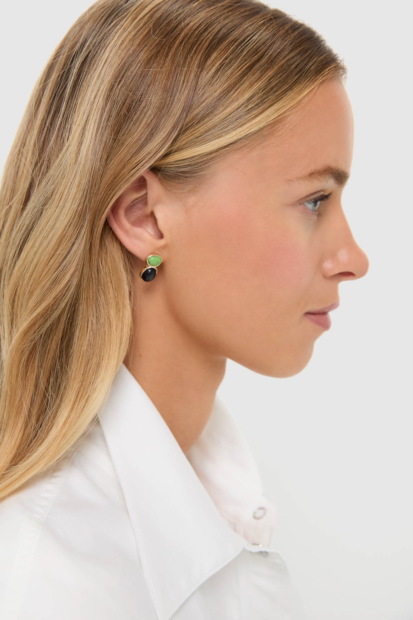 Multi Semi Precious Stone Earrings