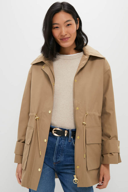 Military Brown Fallyn Showerproof Jacket