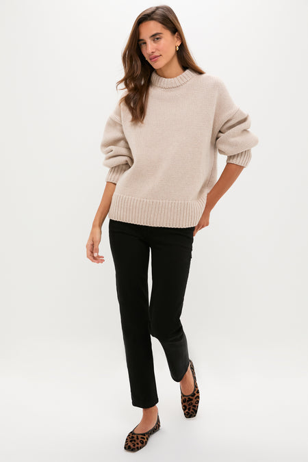 Plush Black Caia High Rise Straight