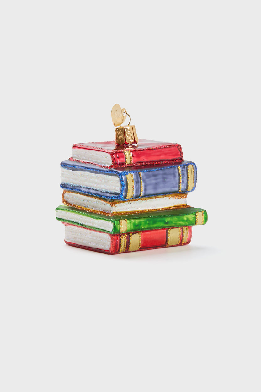 Stack of Books Ornament Old World Christmas