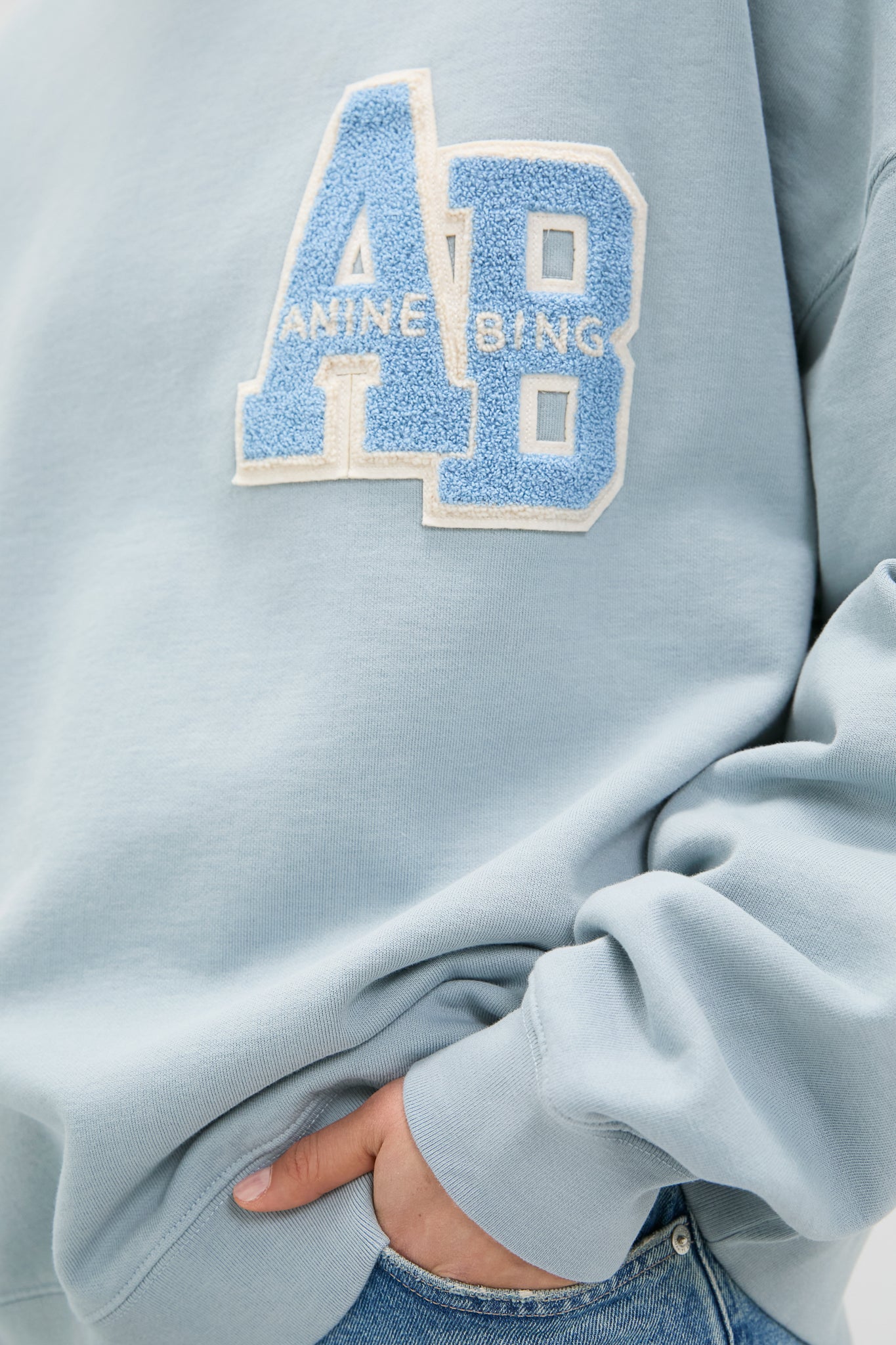 Light Blue Miles Oversized Sweatshirt
