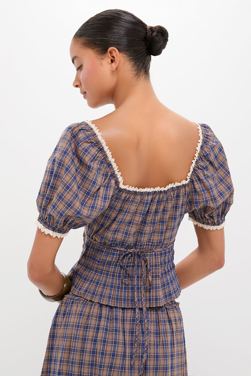 Spencer Plaid Paulina Top