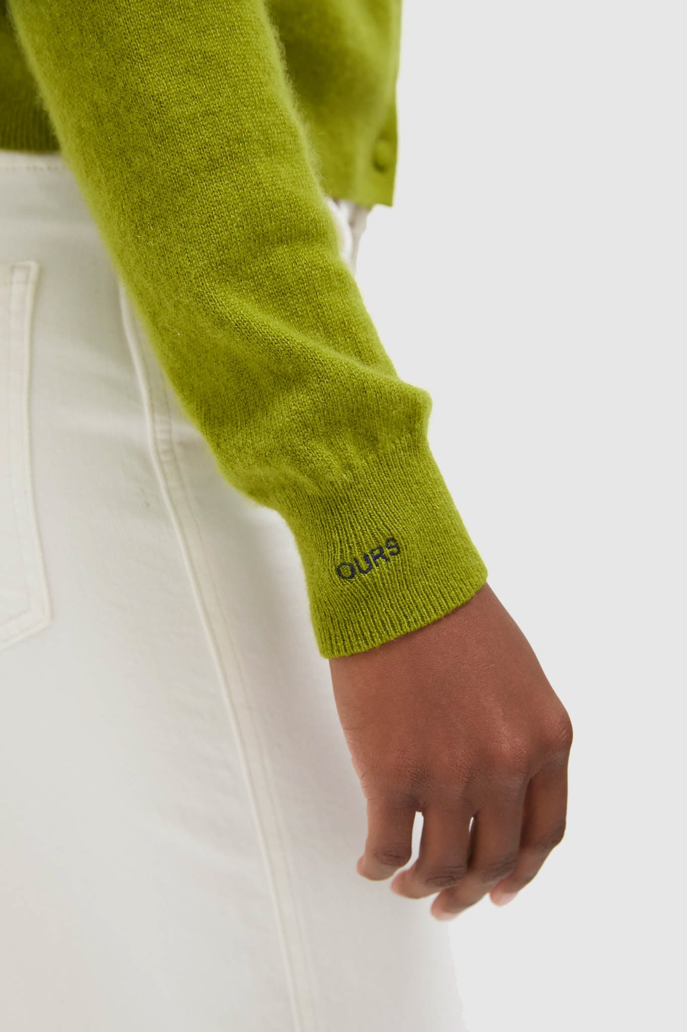 Woodbine Green Riley Cashmere Cardigan