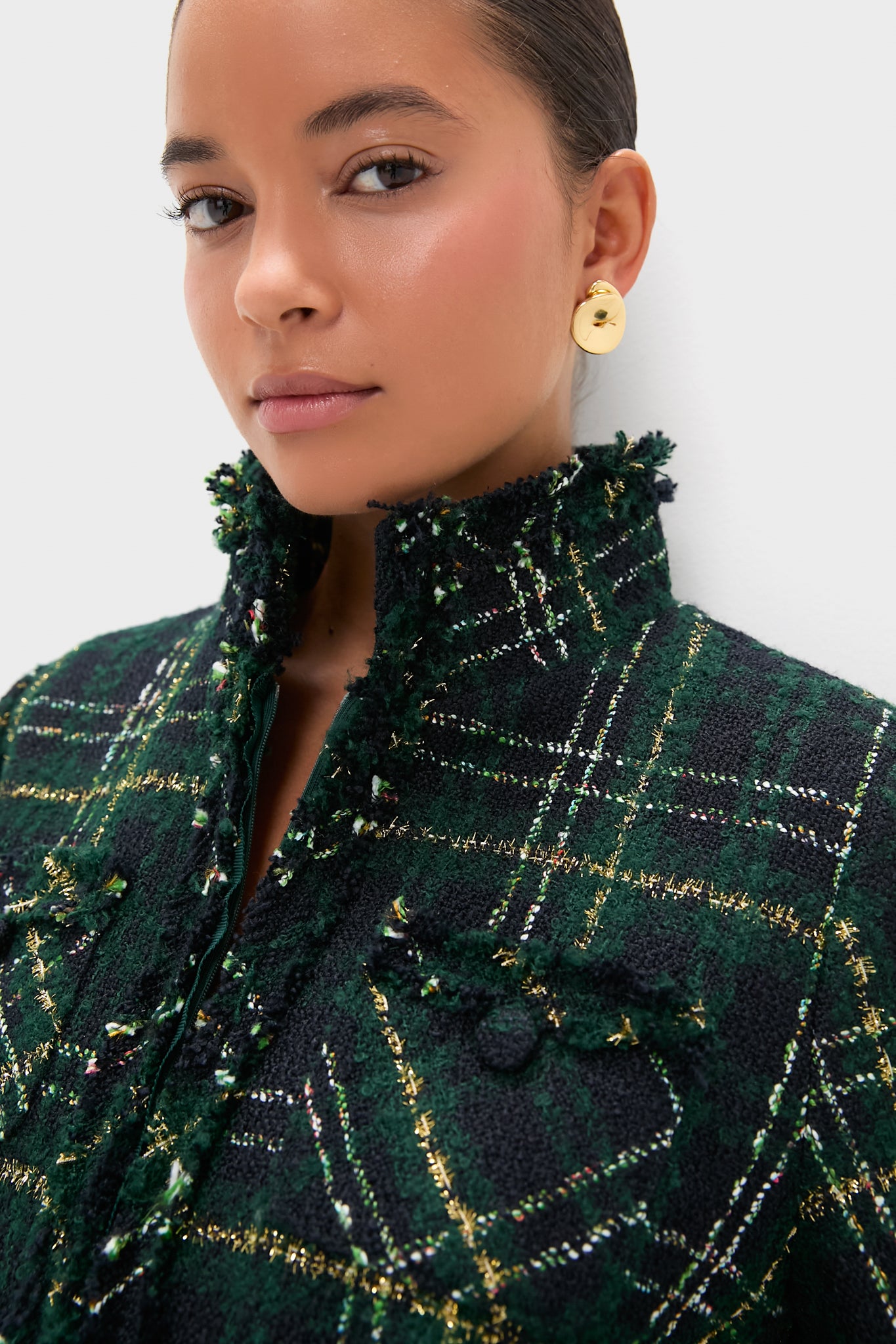 Green Tweed Ophelia Dress