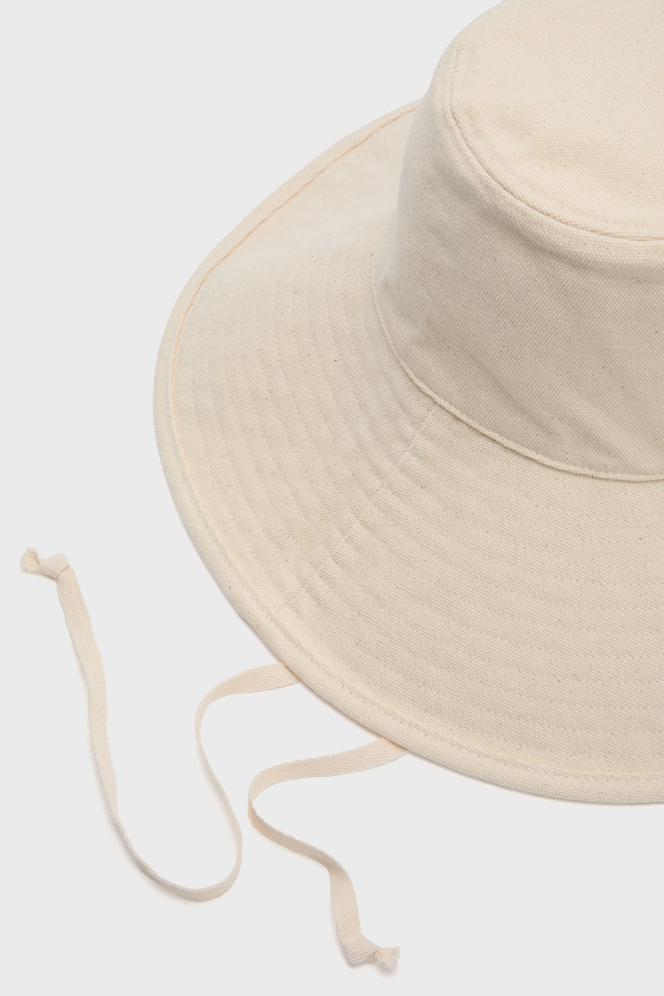 Natural Livvy Canvas Sunhat with Removable Chinstrap