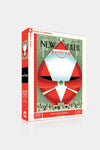 Santa's Little Schleppers Jigsaw Puzzle: A classic 500-piece puzzle featuring Santa and elves, offering an effortless, fun challenge with high-end New Yorker cover art.