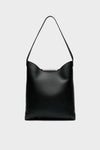 Black and Silver Suede Gemini Bag