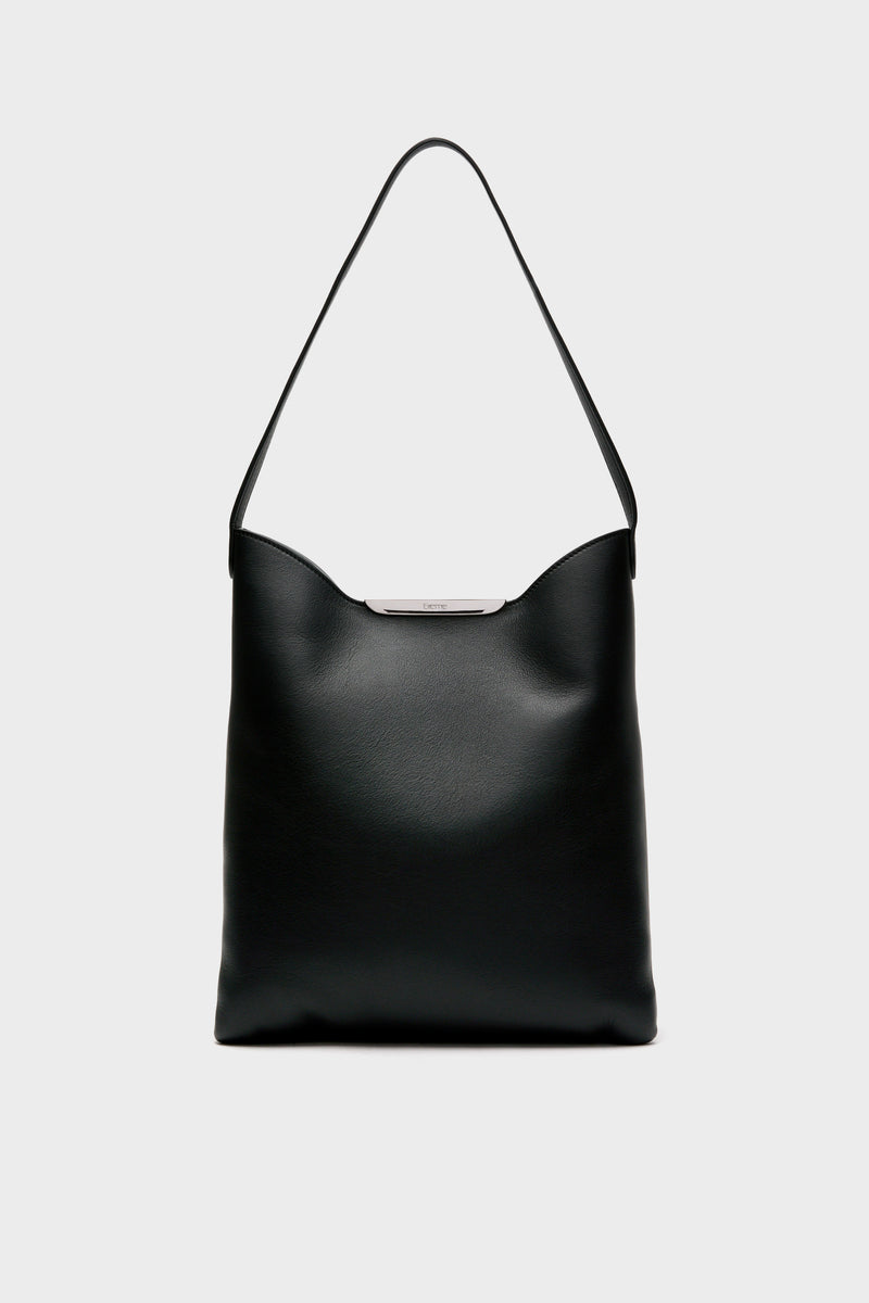Black and Silver Suede Gemini Bag