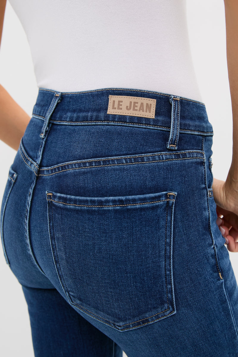 Drop in the Ocean Mid-High Rise Baby Bootcut