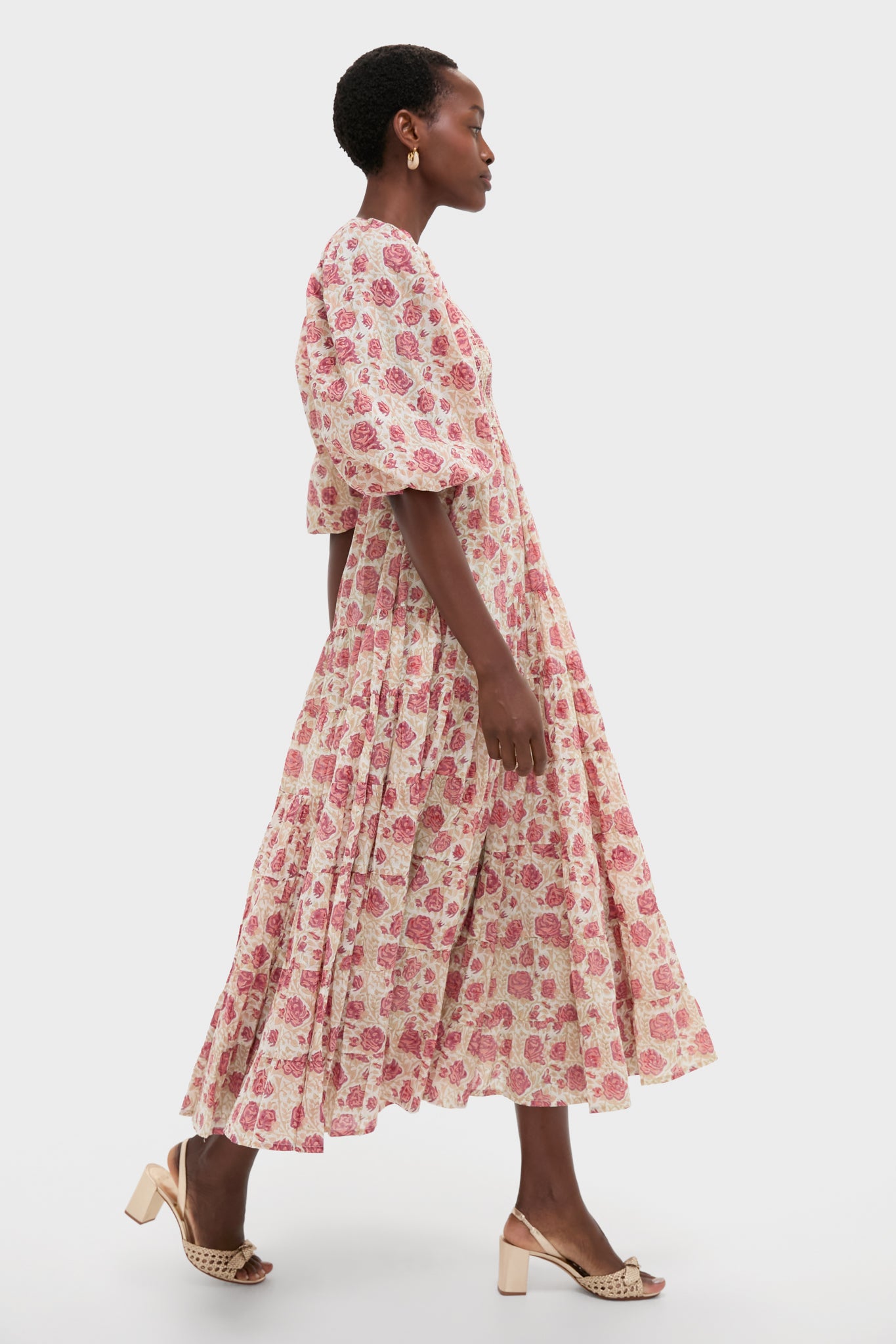 Small Rose Print Allie Dress