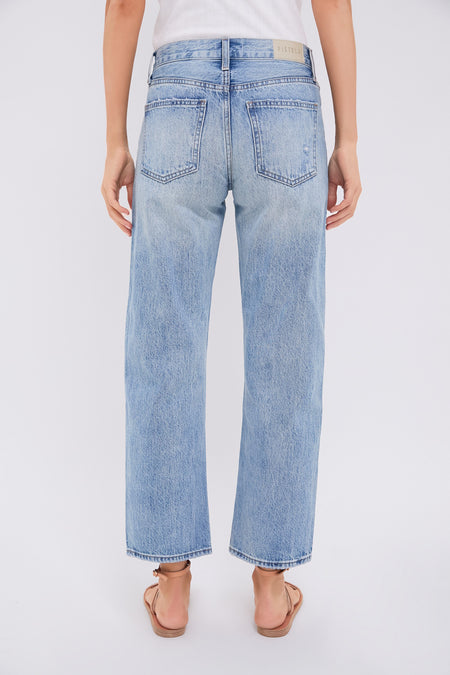 Bowie Lexi Mid Rise Bowed Straight