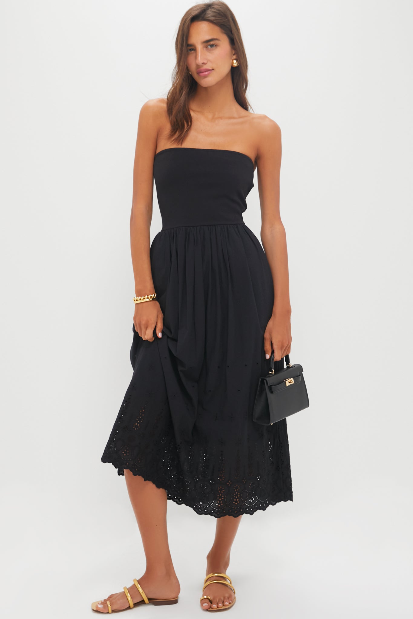 Black Hariette Handle Bag