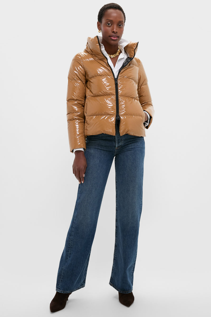 Cammello Gloss Zipper Jacket