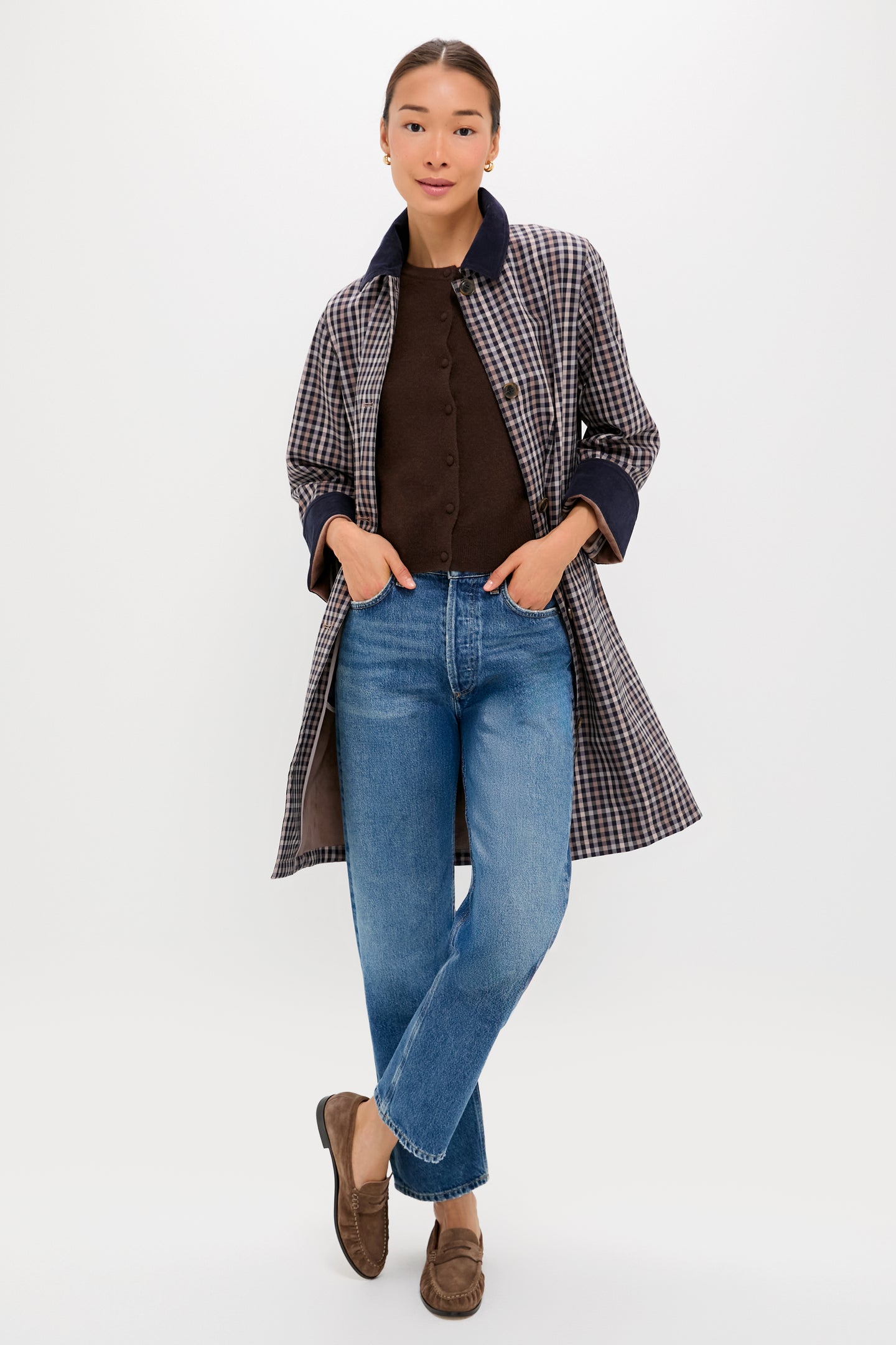English Check London Raincoat