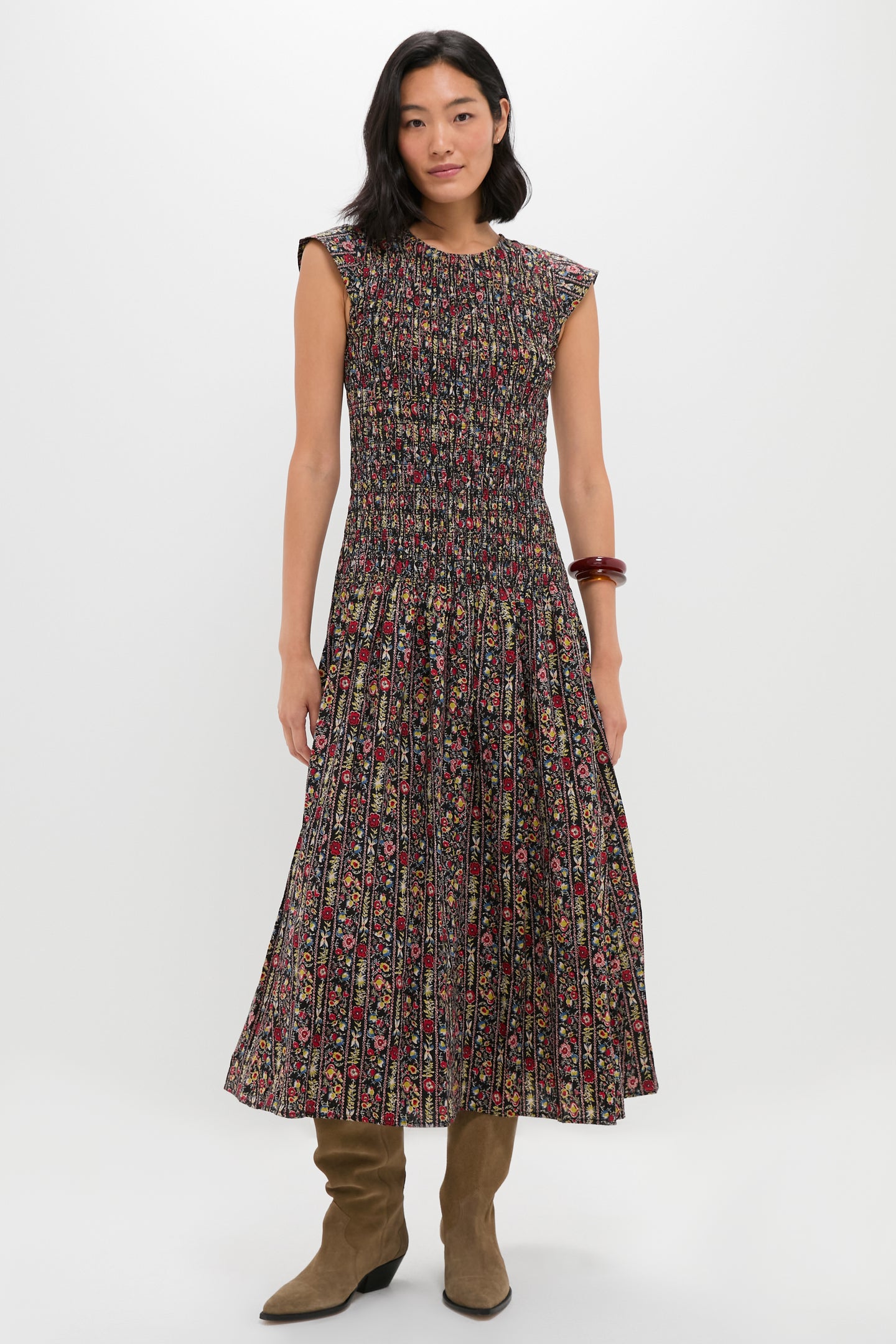 Garland Print Paramour Dress