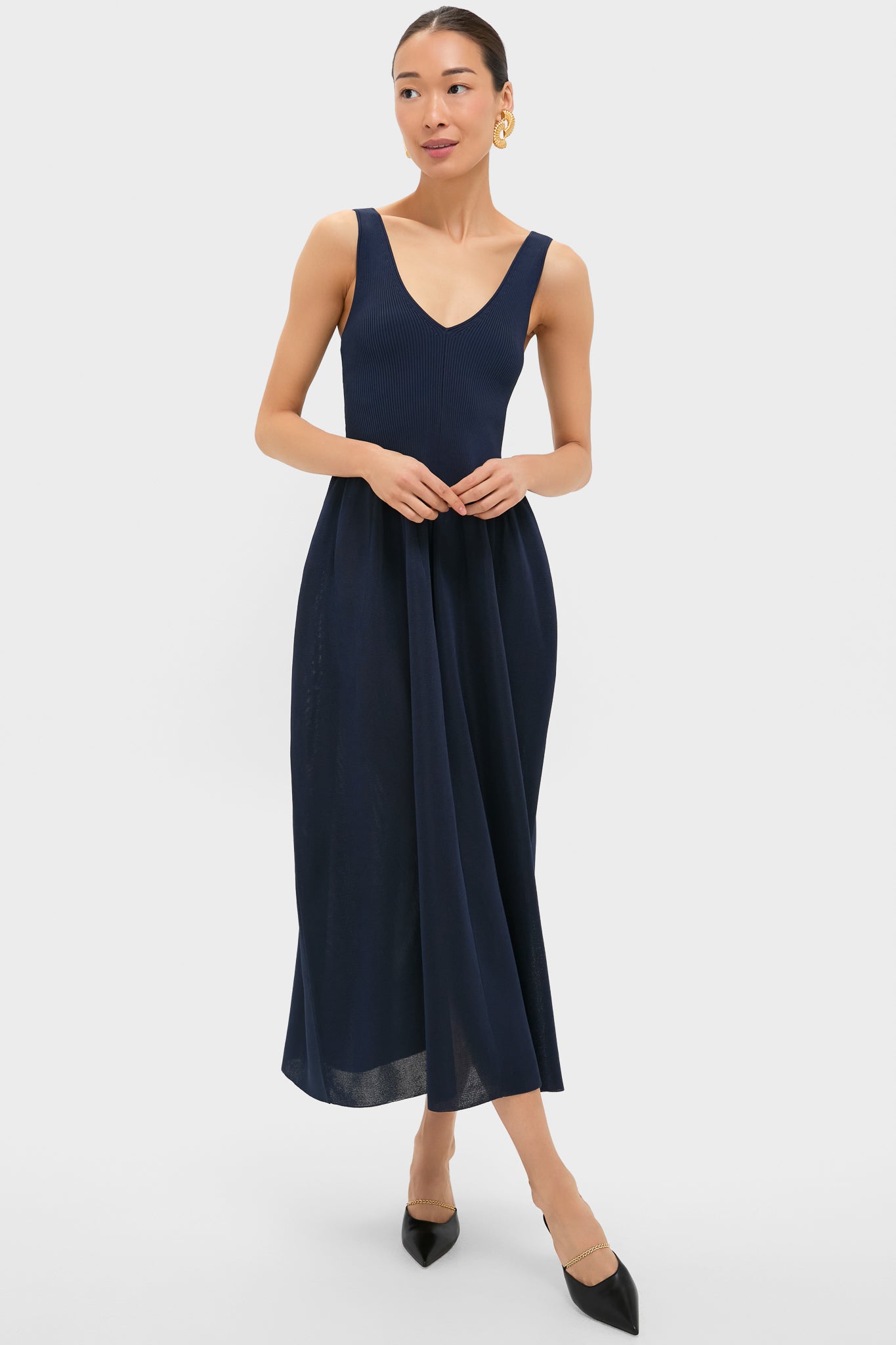 Navy Lollie Dress | Altuzarra