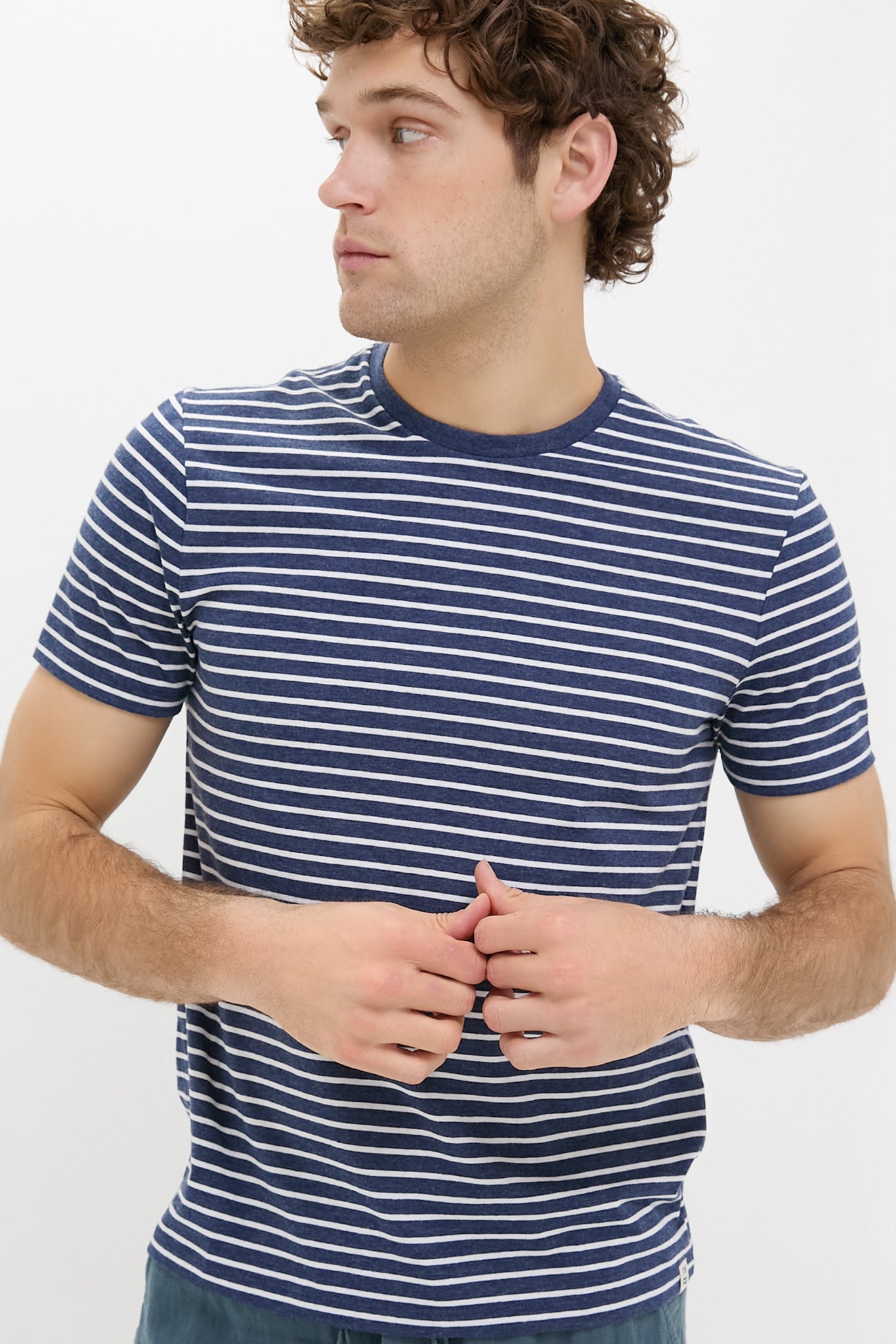 Navy Sailing Stripe Kismet Tee