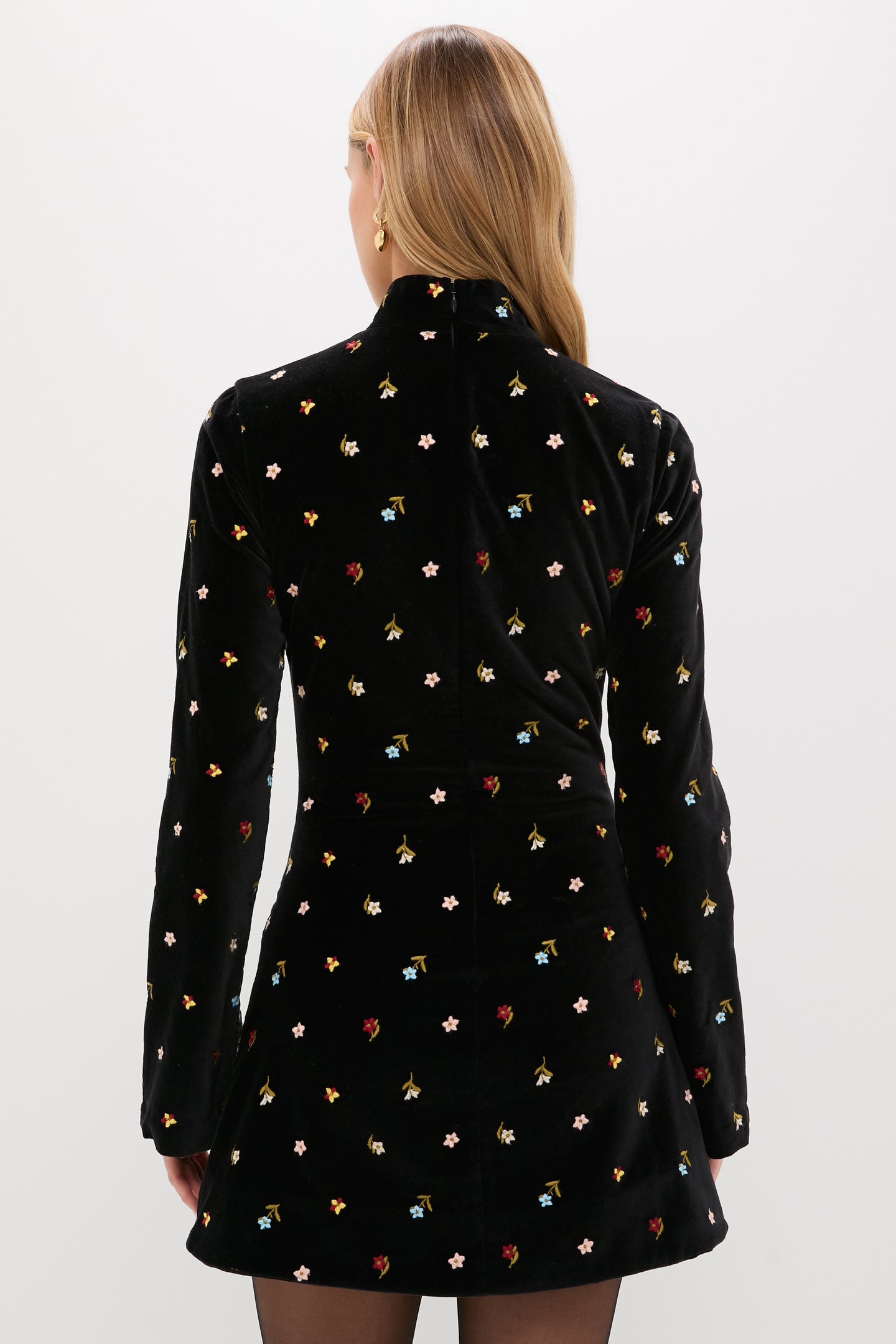 Black Onyx Romy Bouquet Dress