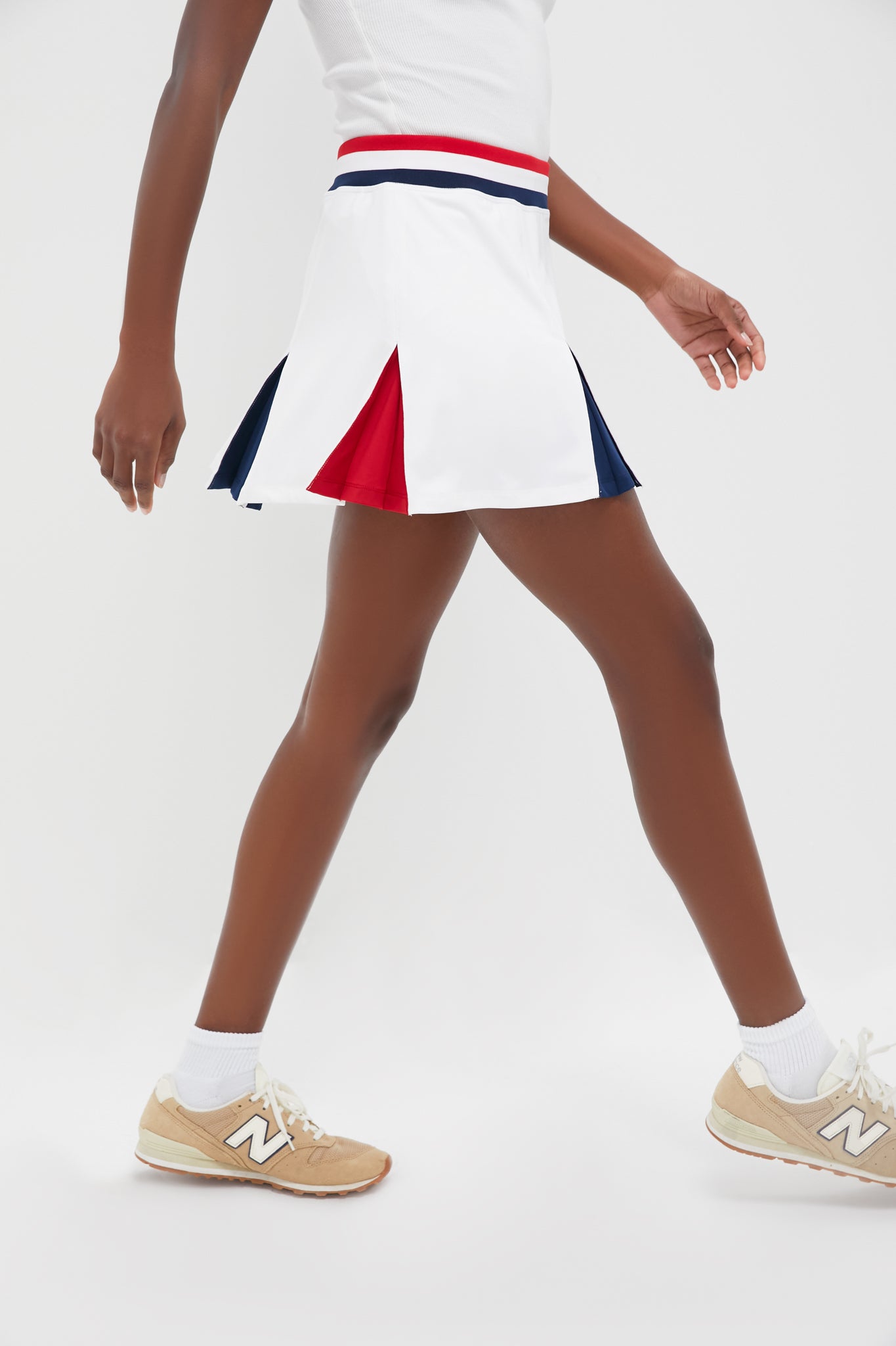 Americana 14 Inch Performance Stretch Woven Carly Tennis Skirt