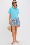 Aqua Pique Holmes Boyfriend Polo