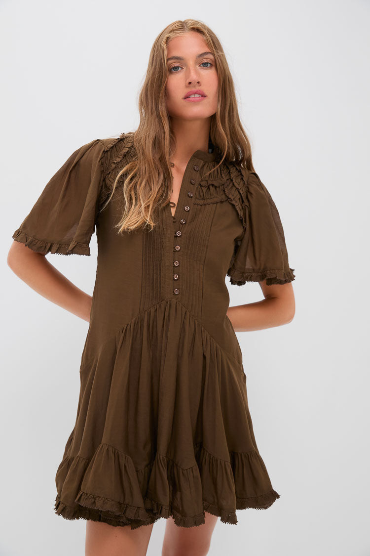 Dark Khaki Celyana Dress