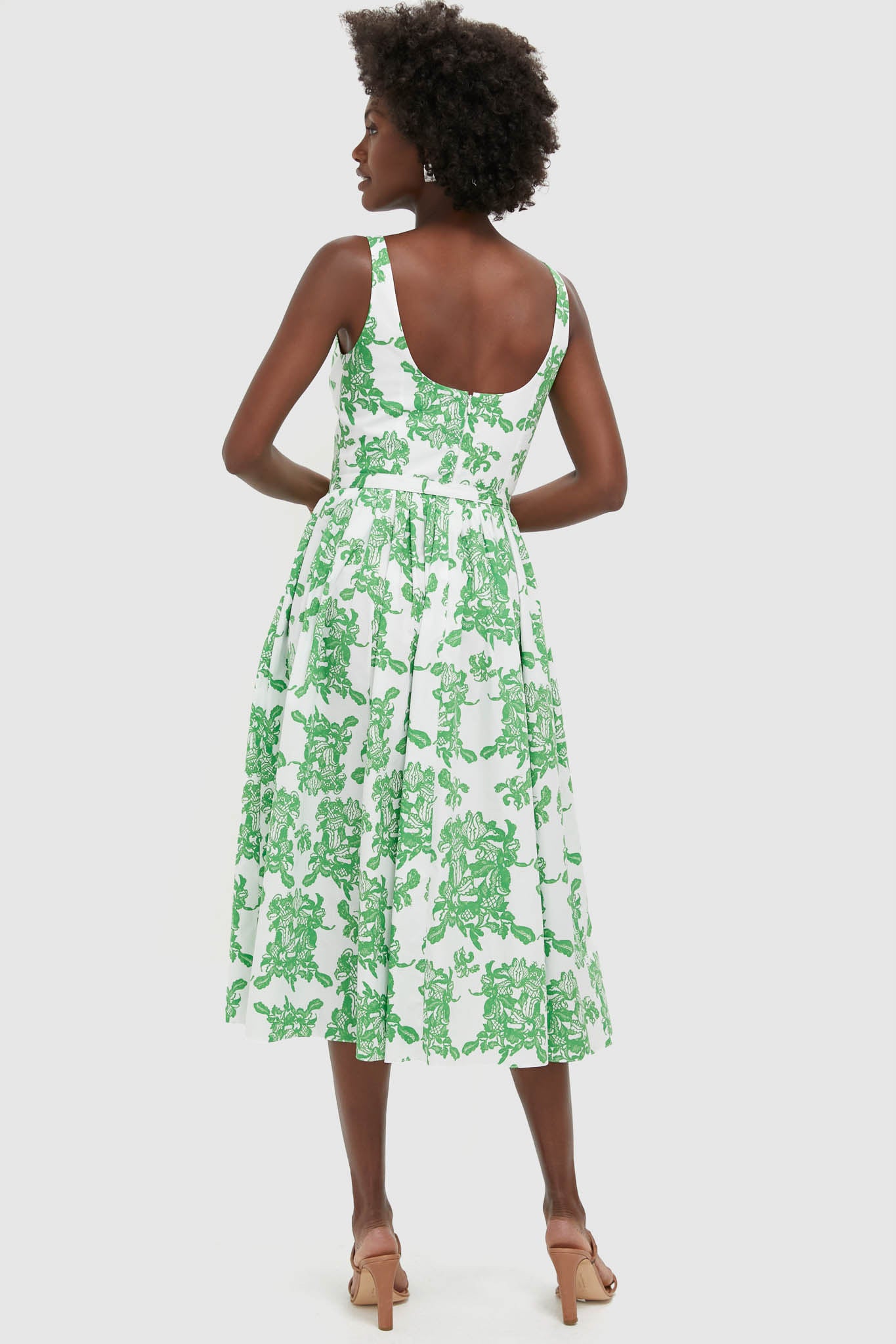 Guipure Floral Eglantine Midi Dress