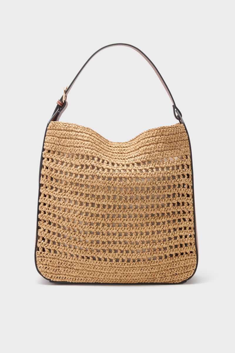 Tan Natural Savannah Hobo
