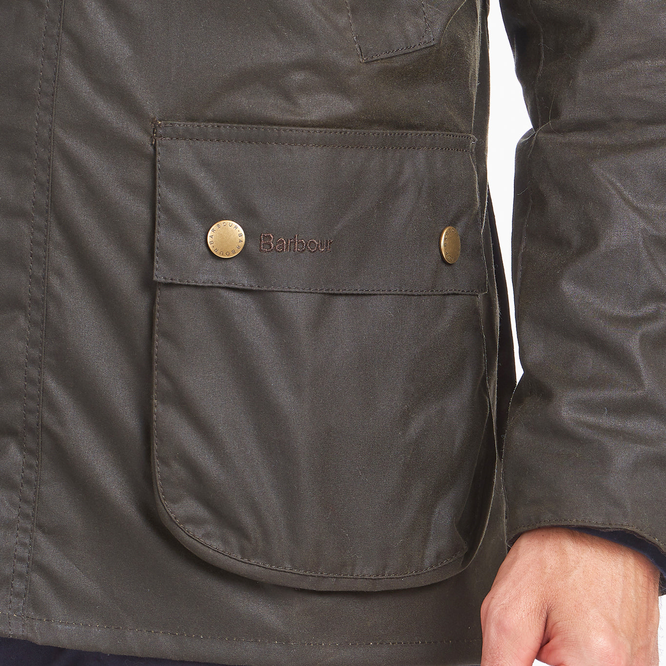 Olive Ashby Wax Jacket | Barbour