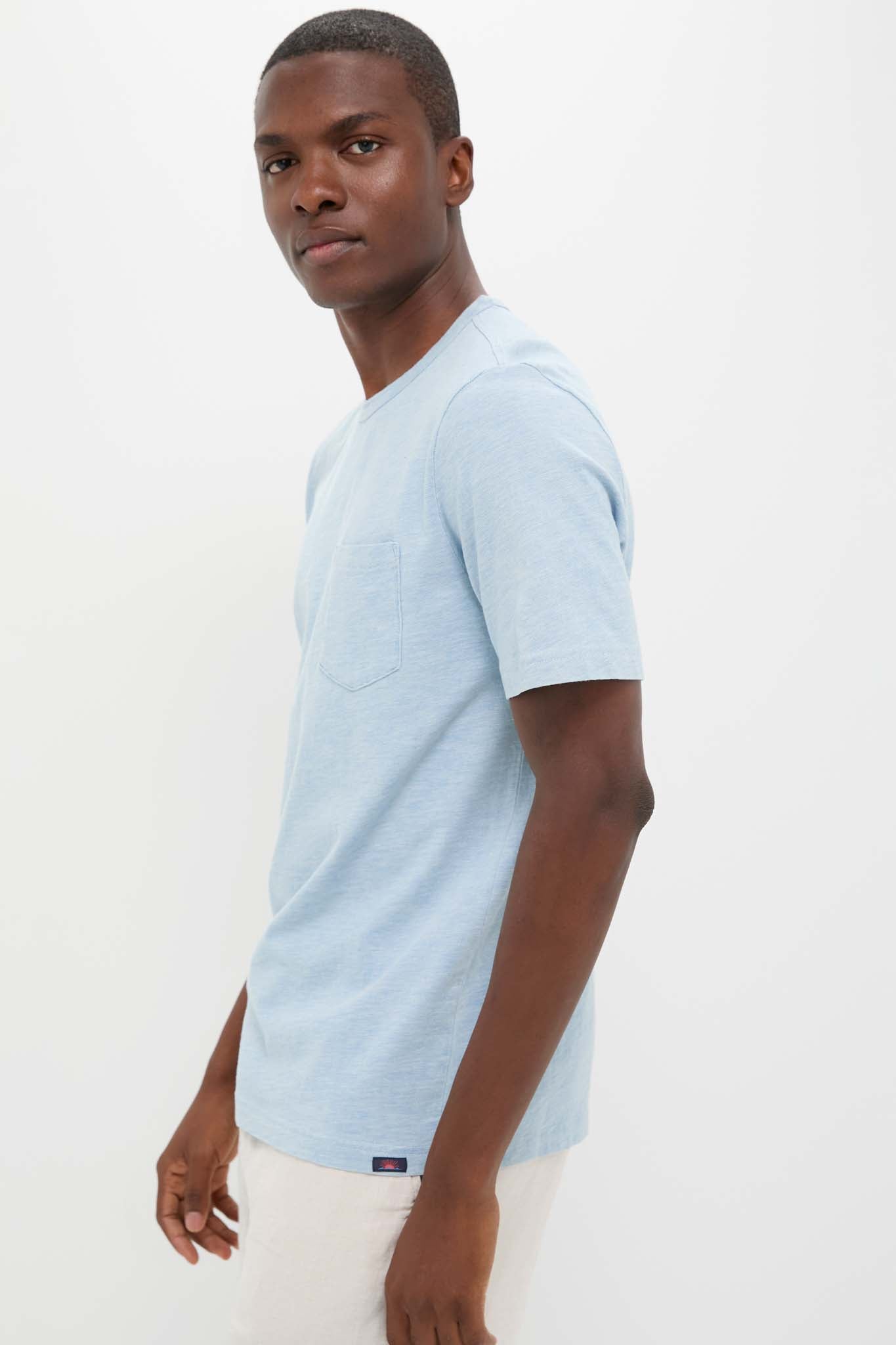 Indigo Beach Feeder Indigo Pocket Tee