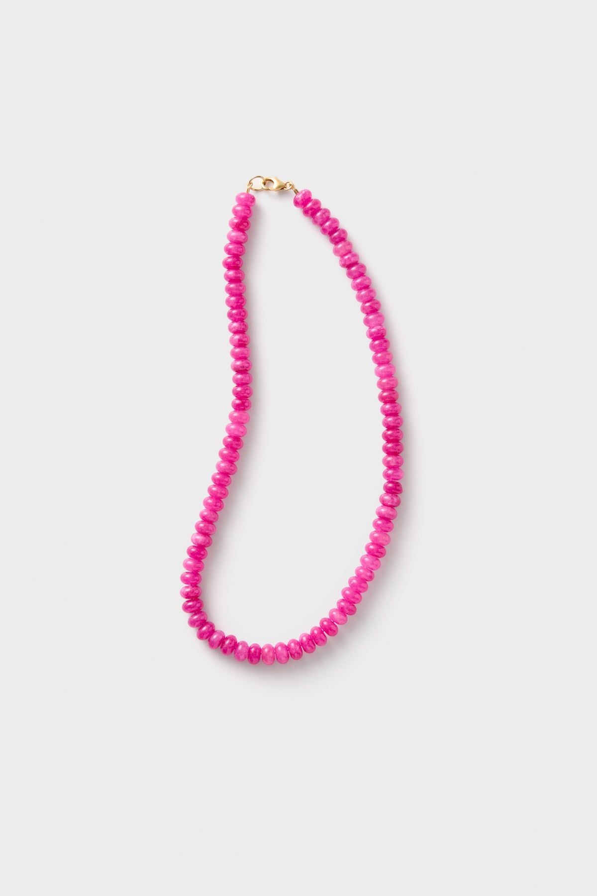 Raspberry Angelite Candy Necklace