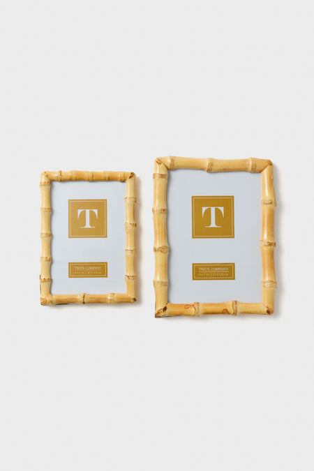 4x6 Blonde Natural Bamboo Finish Photo Frame