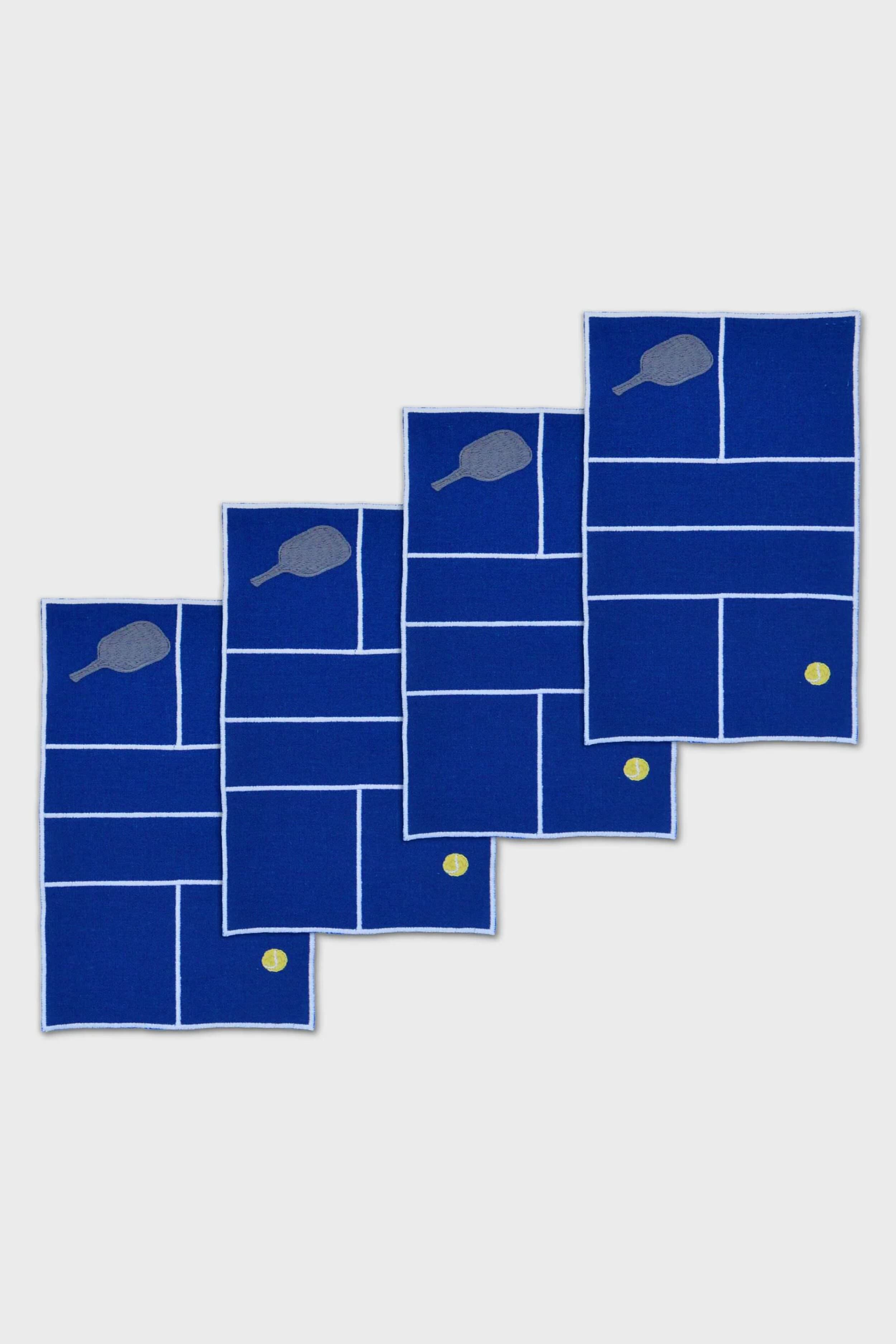 Pickleball Cocktail Napkins (Set of 4)