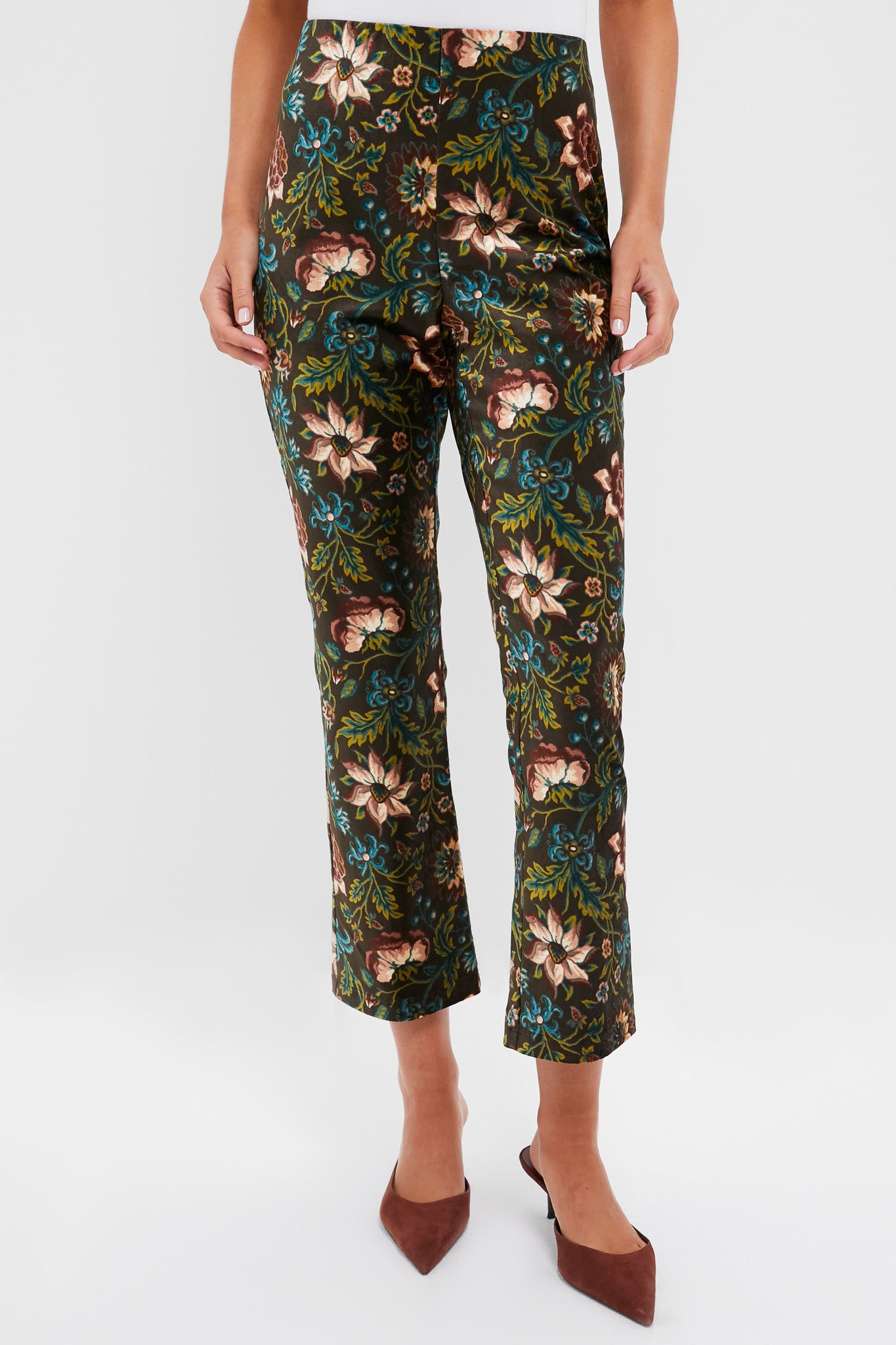 Hazel Moonflower Velvet Ashford Pants | Tuckernuck