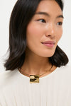Gold Plated Carre Necklace