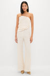 Ivory Las Olas Pleated Top