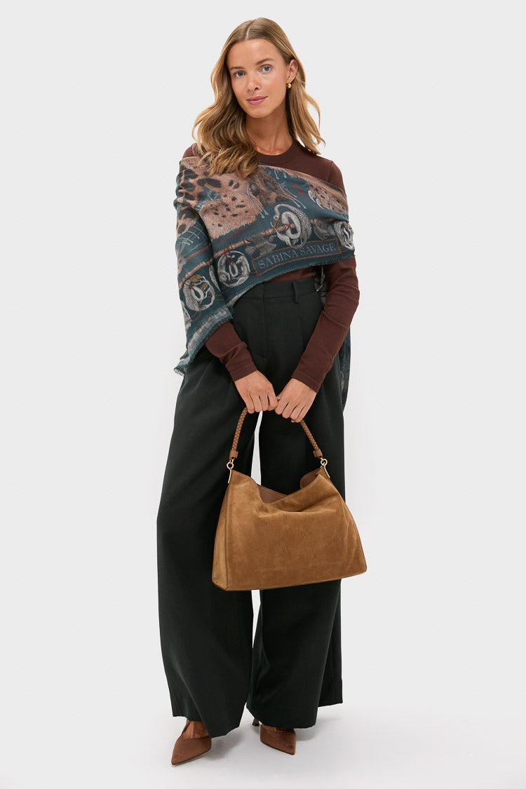 Acorn Suede Veronica Beard Vida Hobo | Veronica Beard