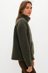 Olive Bamburgh Fleece Pullover