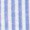 Vertical blue and white stripes create a striking, repeating pattern.