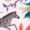 Illustration of a horse running, intertwined with abstract colorful shapes and vivid botanical elements.