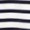 Close-up of a fabric featuring bold horizontal black and white stripes.