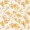 A seamless pattern featuring yellow lemons with green leaves scattered across a light surface.