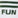The image displays the word FUN in bold black capital letters, accented by two parallel green lines above it, creating a lively design.