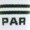 Two horizontal green lines above the word PAR in bold, uppercase letters.