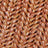 Close-up of a woven straw or natural fiber material in a herringbone pattern, highlighting the intricate texture.