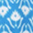 Blurry image featuring a blue and white geometric pattern with repeating diamond and oval shapes, creating an abstract design.