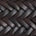 Close-up of a dark brown woven leather texture, featuring interlaced strips in a diagonal basket weave pattern.