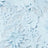 Close-up view of light blue floral lace fabric with intricate flower and leaf patterns.